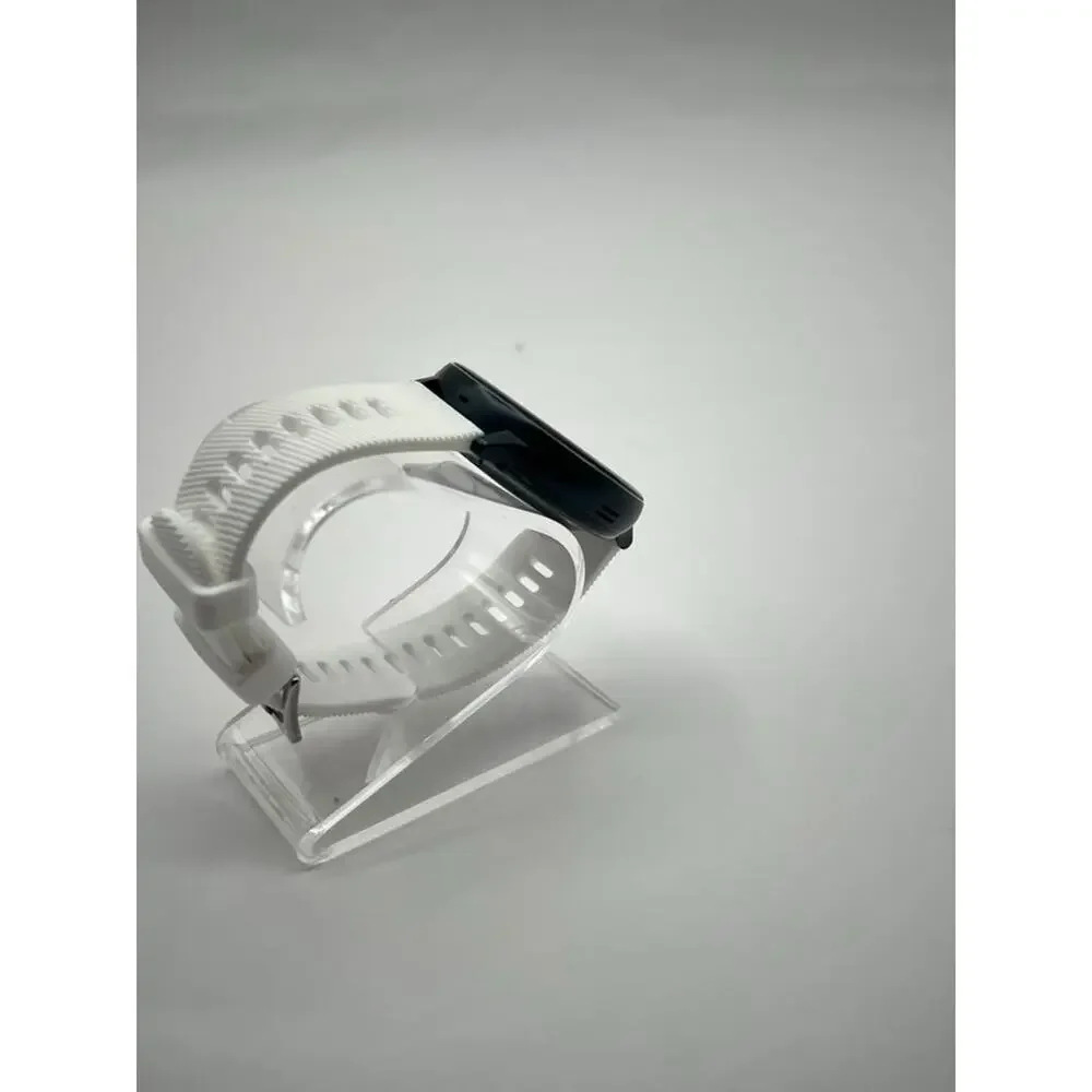 Samsung Galaxy Watch Active2 SM-R820 44mm Smartwatch Dark Blue White Band Tested